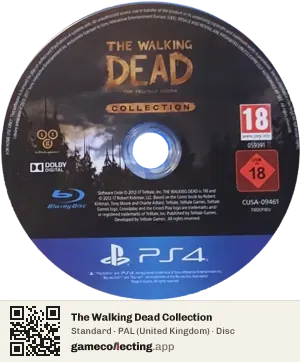 The Walking Dead Collection PlayStation 4, PAL disc