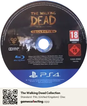 The Walking Dead Collection PlayStation 4, PAL disc