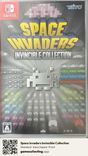 Space Invaders Invincible Collection Nintendo Switch, Asia box front