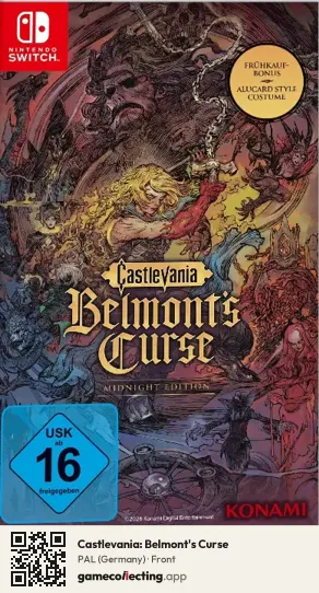 Castlevania: Belmont's Curse Nintendo Switch, Germany box front