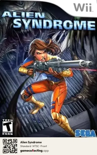 Alien Syndrome Nintendo Wii, NTSC box front