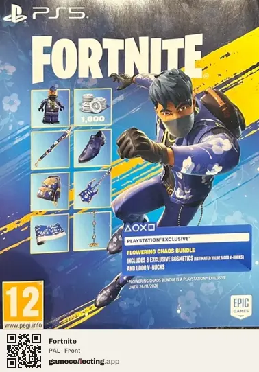 Fortnite PlayStation 5, PAL box front