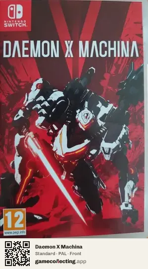 Daemon X Machina Nintendo Switch, PAL box front