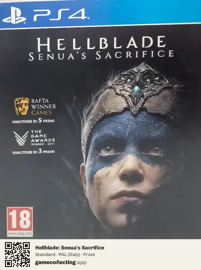 Hellblade: Senua's Sacrifice PlayStation 4, Italy box front