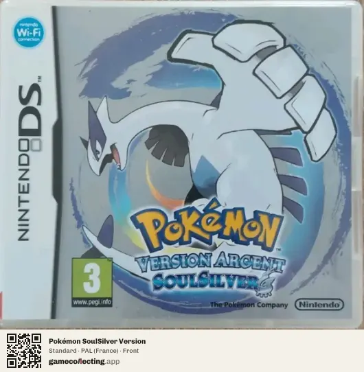 Pokémon SoulSilver Version Nintendo DS, France box front