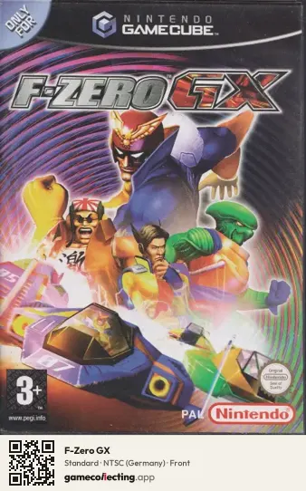 F-Zero GX Nintendo GameCube, Germany box front