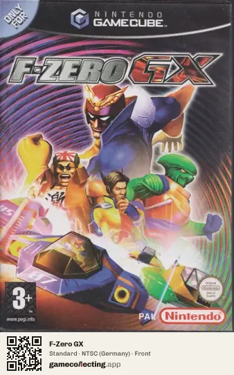 F-Zero GX Nintendo GameCube, Germany box front