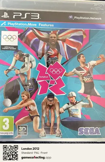 London 2012 PlayStation 3, PAL box front