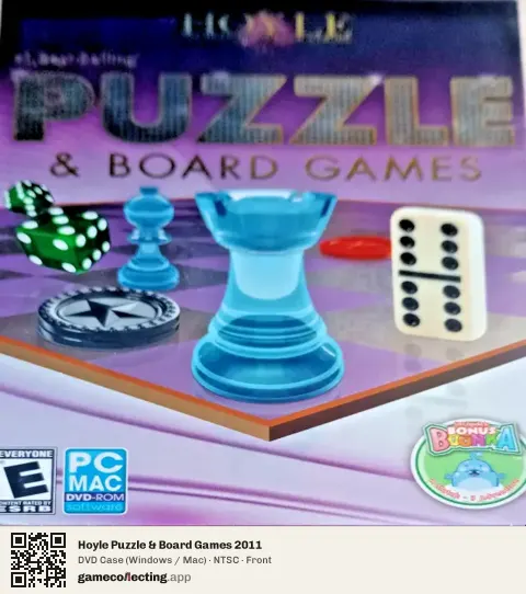 Hoyle Puzzle & Board Games 2011 Computer, NTSC box front