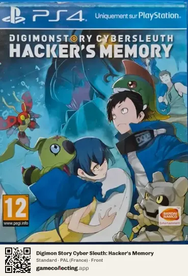 Digimon Story Cyber Sleuth: Hacker's Memory PlayStation 4, France box front