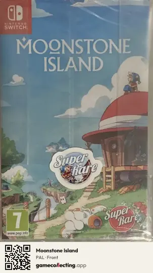 Moonstone Island Nintendo Switch, PAL box front