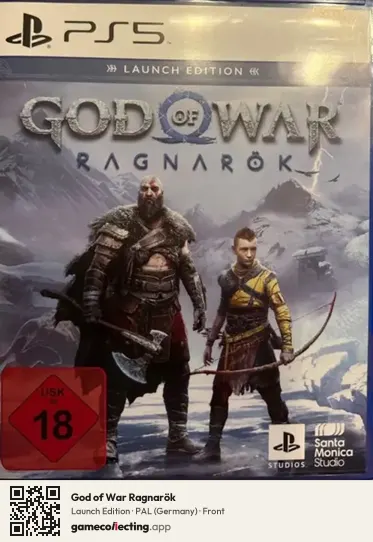 God of War Ragnarök PlayStation 5, Germany box front