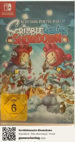 Scribblenauts Showdown Nintendo Switch, Germany box front