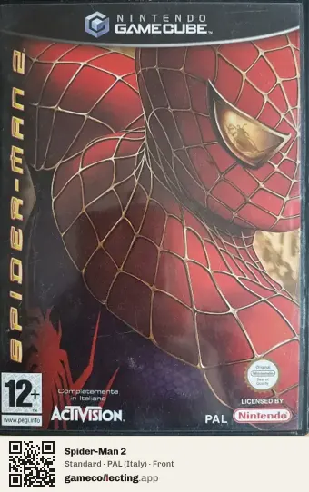 Spider-Man 2 Nintendo GameCube, Italy box front