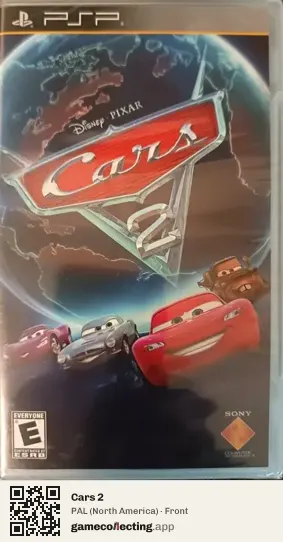 Cars 2 PlayStation Portable, North America box front