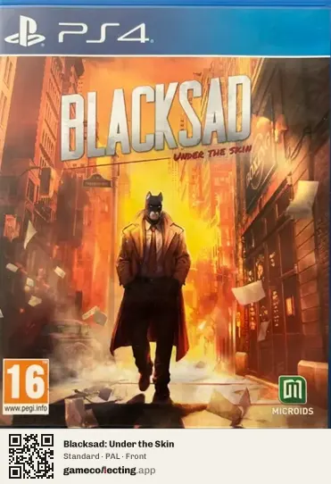 Blacksad: Under the Skin PlayStation 4, PAL box front