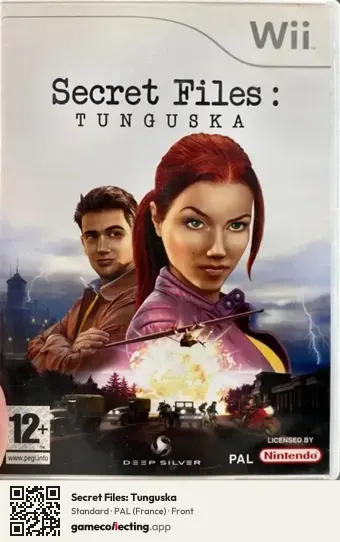 Secret Files: Tunguska Nintendo Wii, France box front