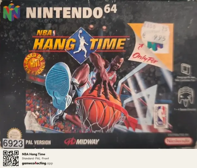 NBA Hang Time Nintendo 64, PAL box front