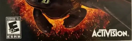 How to Train Your Dragon, the ESRB box on its front