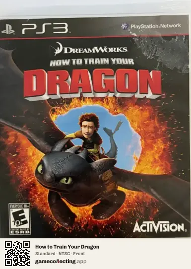 How to Train Your Dragon PlayStation 3, NTSC box front