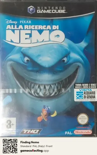 Finding Nemo Nintendo GameCube, Italy box front