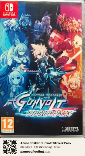 Azure Striker Gunvolt: Striker Pack Nintendo Switch, Germany box front