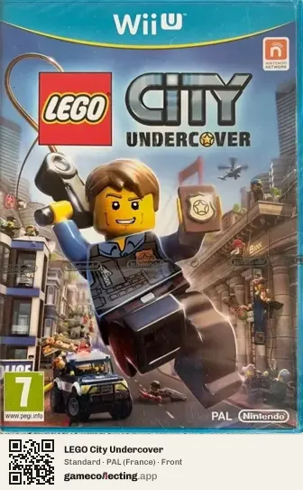 LEGO City Undercover Nintendo Wii U, France box front