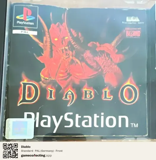 Diablo PlayStation, Germany box front