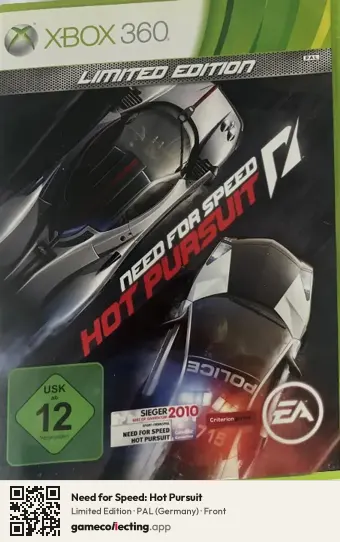 Need for Speed: Hot Pursuit Xbox 360, Germany box front