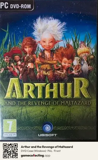 Arthur and the Revenge of Maltazard Computer, PAL box front