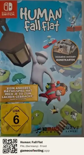 Human: Fall Flat Nintendo Switch, Germany box front