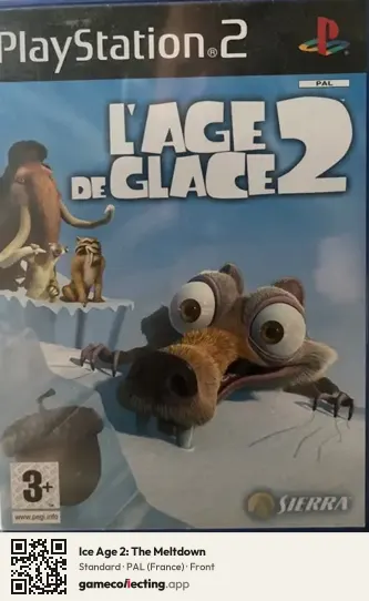 Ice Age 2: The Meltdown PlayStation 2, France box front