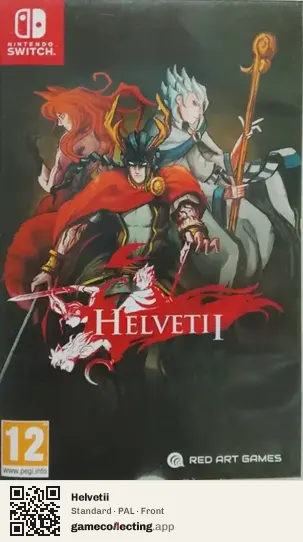 Helvetii Nintendo Switch, PAL box front