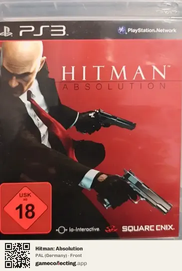 Hitman: Absolution PlayStation 3, Germany box front