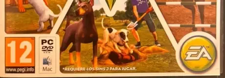 The Sims 3: Pets, the USK square on its front