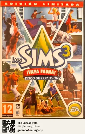 The Sims 3: Pets Computer, Germany box front