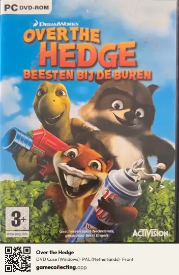Over the Hedge Computer, Netherlands box front