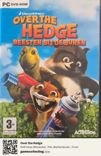 Over the Hedge Computer, Netherlands box front