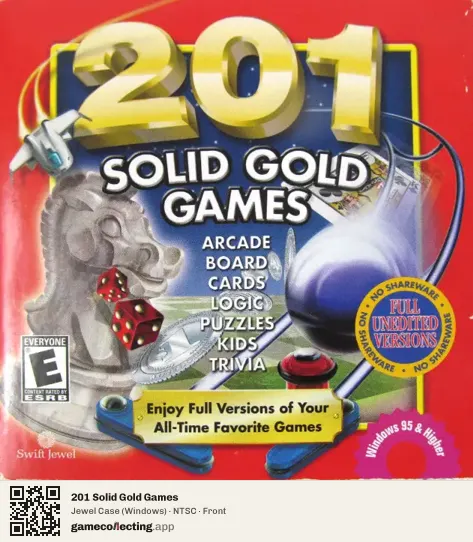 201 Solid Gold Games Computer, NTSC box front