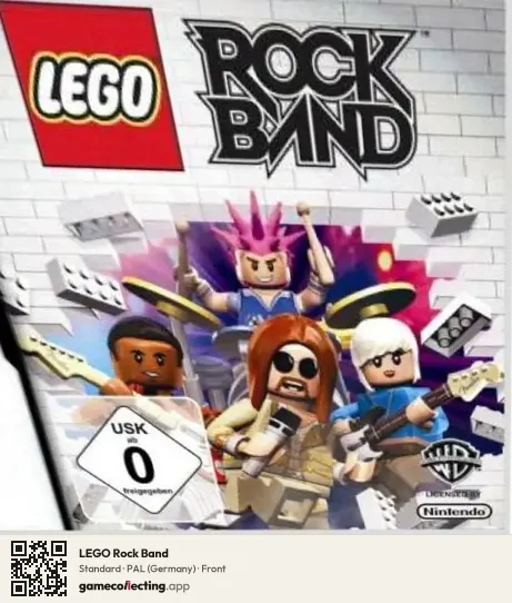 LEGO Rock Band Nintendo DS, Germany box front