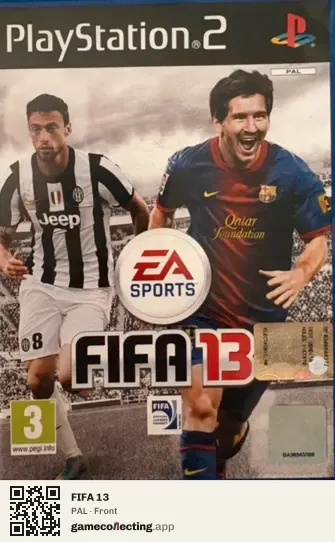 FIFA 13 PlayStation 2, PAL box front