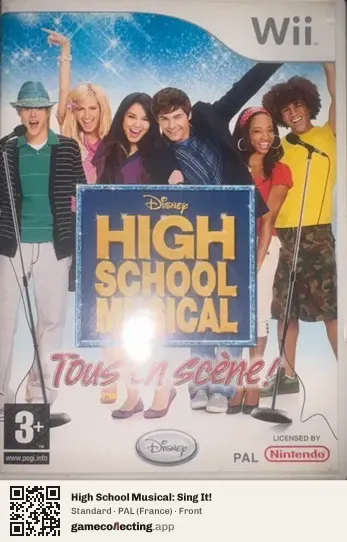 High School Musical: Sing It! Nintendo Wii, France box front