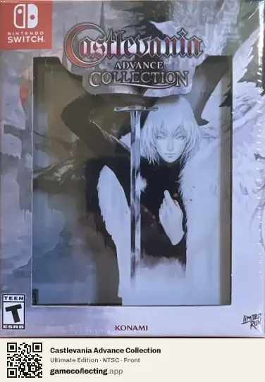 Castlevania Advance Collection Nintendo Switch, NTSC box front