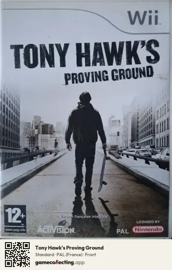 Tony Hawk's Proving Ground Nintendo Wii, France box front