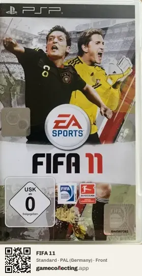 FIFA 11 PlayStation Portable, Germany box front