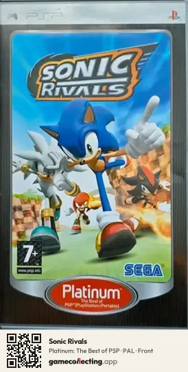 Sonic Rivals PlayStation Portable, PAL box front