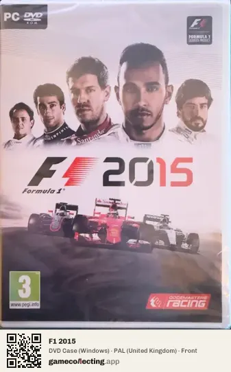 F1 2015 Computer, United Kingdom box front