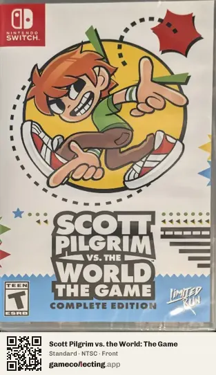 Scott Pilgrim vs. the World: The Game Nintendo Switch, NTSC box front