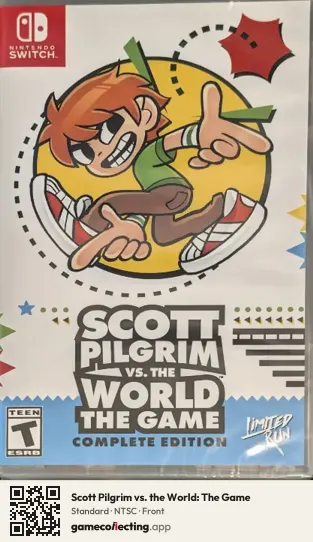 Scott Pilgrim vs. the World: The Game Nintendo Switch, NTSC box front