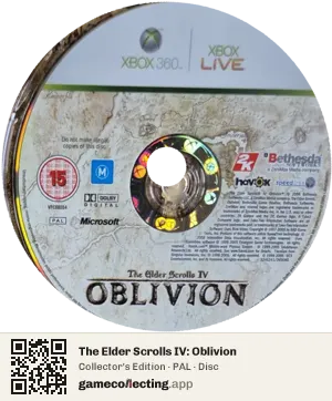 The Elder Scrolls IV: Oblivion Xbox 360, PAL disc